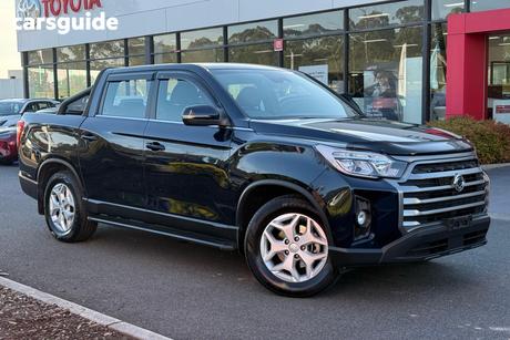 Blue 2023 Ssangyong Musso Crew Cab Pickup Elx