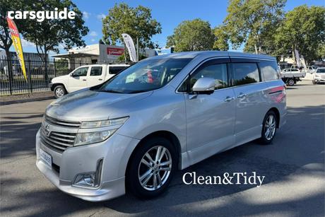 Silver 2010 Nissan Elgrand Wagon Rider