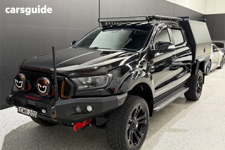 Black 2021 Ford Ranger Double Cab Pick Up Wildtrak 2.0 (4X4)