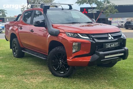 Orange 2020 Mitsubishi Triton Double Cab Pick Up Gsr (4X4)