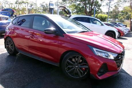 Red 2022 Hyundai I20 Hatchback N Ttr