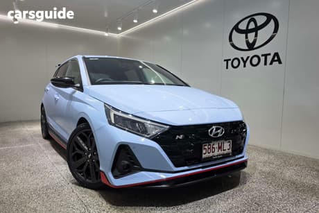 Blue 2024 Hyundai I20 Hatchback N