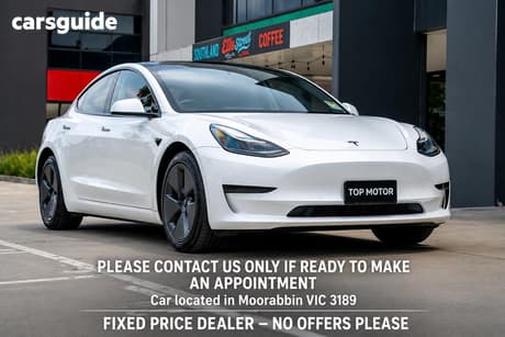 White 2023 Tesla Model 3 Sedan Rear-Wheel Drive
