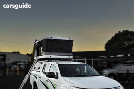 White 2018 Mitsubishi Triton Ute Tray CAMPER UTE
