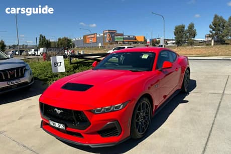 Red 2025 Ford Mustang Fastback Gt 5.0 V8