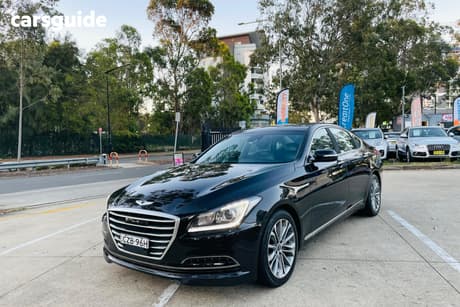 Black 2015 Hyundai Genesis Sedan (SENSORY PACK) DH
