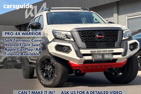 White 2023 Nissan Navara Dual Cab Pick-up Pro-4X (4X4)