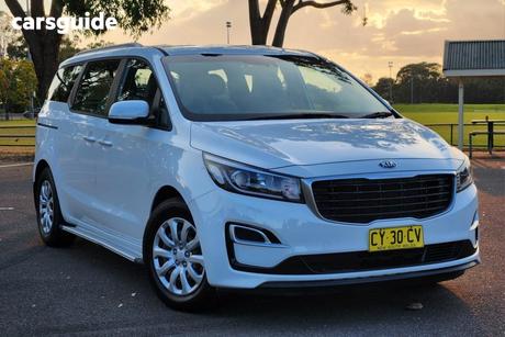 White 2020 Kia Carnival Wagon S