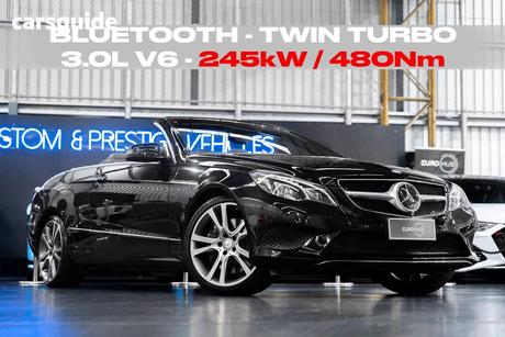 Black 2013 Mercedes-Benz E400 Cabriolet