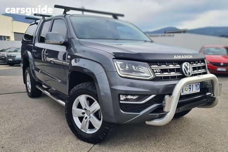 Grey 2020 Volkswagen Amarok Dual Cab Utility Tdi550 Highline 4Motion (4X4)