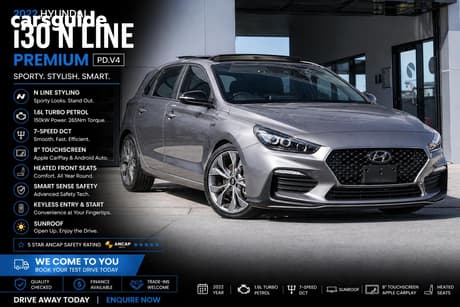 Grey 2022 Hyundai I30 Hatchback N Line