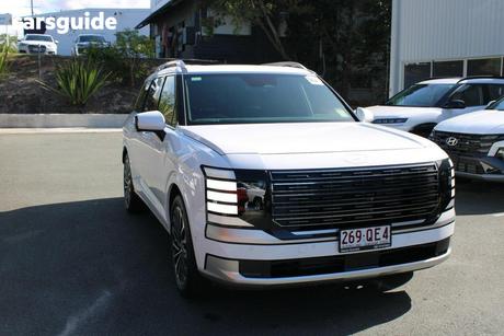 White 2025 Hyundai Palisade Wagon Calligraphy (8 Seat) Hev