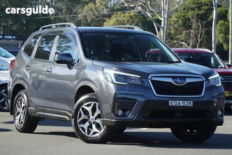 Grey 2021 Subaru Forester Wagon 2.5I (Awd)