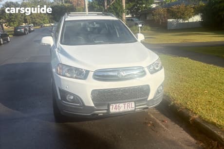 White 2014 Holden Captiva Wagon 7 Lx (4X4)