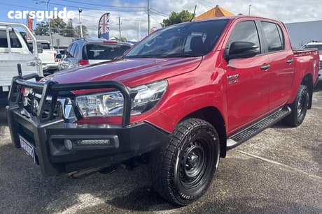 Red 2020 Toyota Hilux Double Cab Pick Up Sr Hi-Rider