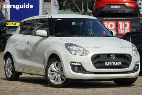 White 2019 Suzuki Swift Hatchback Gl Navigator (Safety)