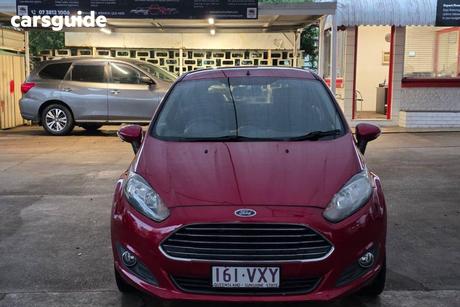 Red 2015 Ford Fiesta Hatchback Trend
