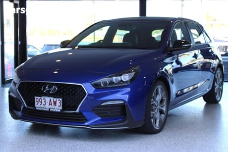 Blue 2020 Hyundai I30 Hatchback N Line Premium