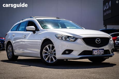 White 2014 Mazda 6 Wagon Touring