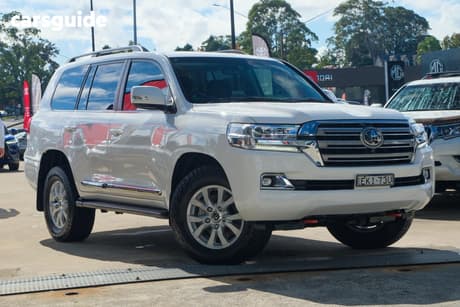 White 2020 Toyota Landcruiser Wagon Lc200 Sahara (4X4)