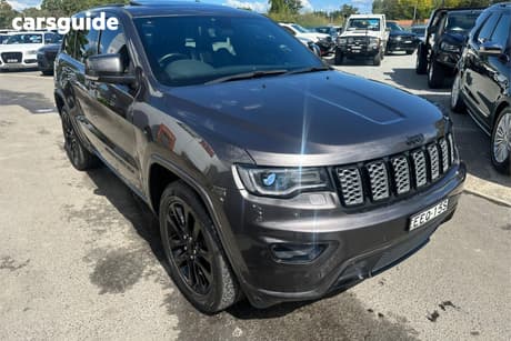 Grey 2019 Jeep Grand Cherokee Wagon Night Eagle (4X4)