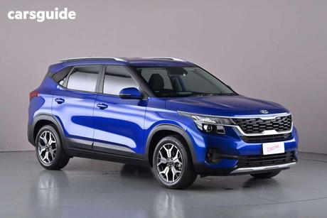 Blue 2021 Kia Seltos Wagon Sport (Fwd)