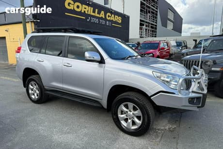 Silver 2010 Toyota Landcruiser SUV PRADO GXL (4X4) KDJ150R