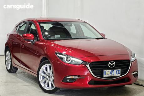 Red 2018 Mazda 3 Hatchback Sp25 Gt