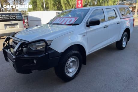 White 2021 Isuzu D-MAX Crew Cab Utility Sx (4X2) High-Ride