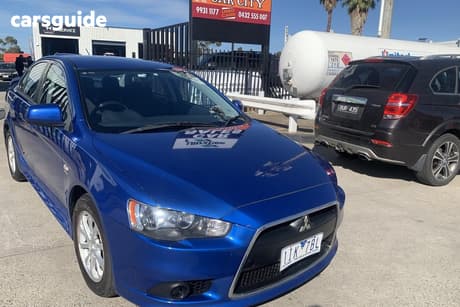 Blue 2012 Mitsubishi Lancer Sedan ACTIV