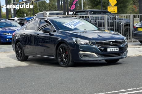 Blue 2015 Peugeot 508 Sedan Allure Hdi