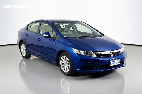 Blue 2012 Honda Civic Sedan Vti-L