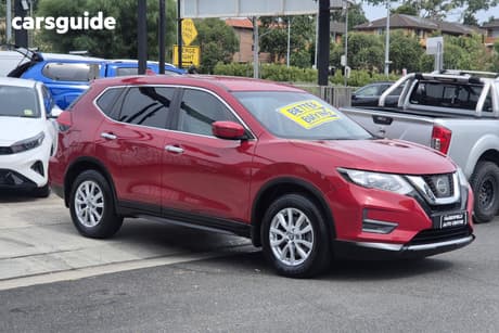 Red 2018 Nissan X-Trail Wagon St 7 Seat (2Wd)