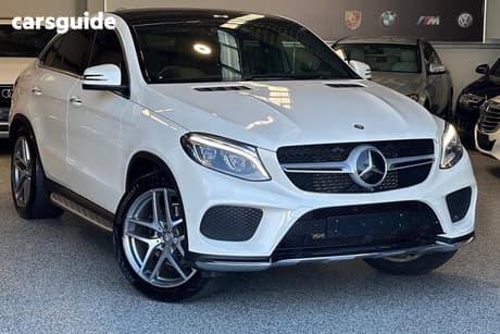 White 2015 Mercedes-Benz GLE350 Coupe D 4Matic