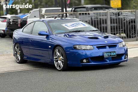 Blue 2004 HSV Coupe Coupe GTO R