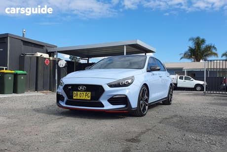 Blue 2018 Hyundai I30 Hatchback N Performance