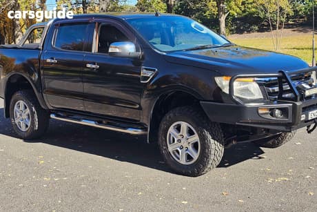 Black 2014 Ford Ranger Dual Cab Utility Xlt 3.2 (4X4)