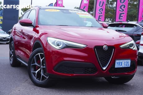 Red 2021 Alfa Romeo Stelvio Wagon Sport
