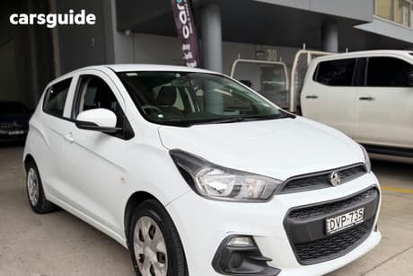 White 2018 Holden Spark Hatchback Ls