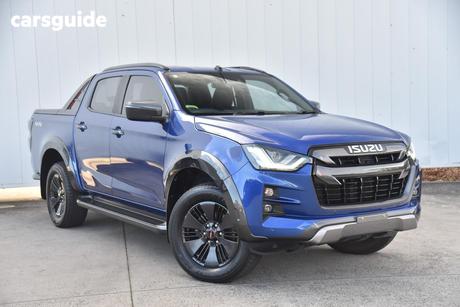 Blue 2022 Isuzu D-MAX Crew Cab Utility X-Terrain (4X4)