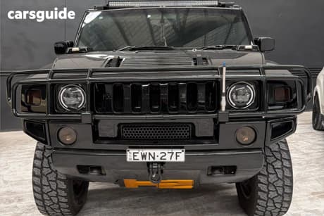 Black 2005 Hummer H2 SUV