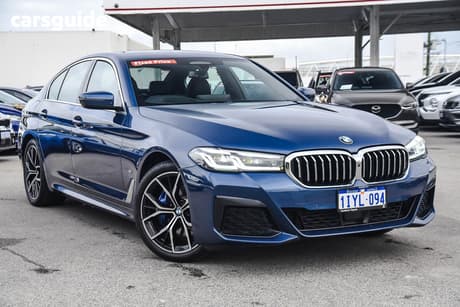 Blue 2023 BMW 530D Sedan M Sport Lci