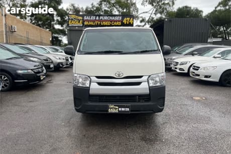 White 2013 Toyota HiAce Van Lwb