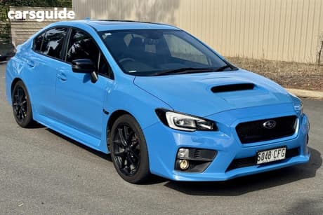 Blue 2015 Subaru WRX Sedan Premium Hyper Blue (Awd)