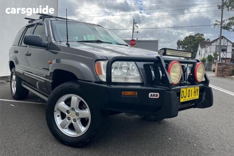 Grey 2003 Jeep Grand Cherokee Wagon Overland (4X4)