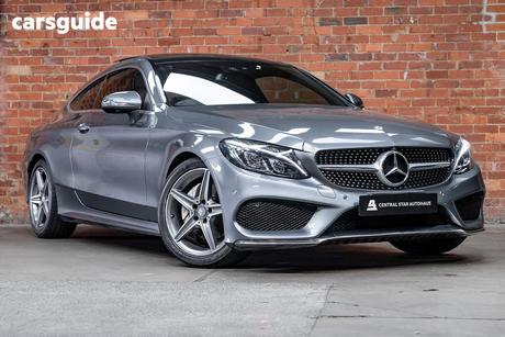 Grey 2016 Mercedes-Benz C200 Coupe