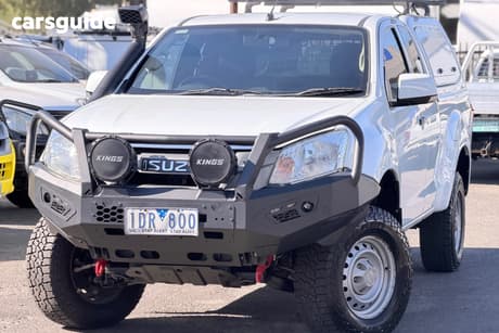 White 2014 Isuzu D-MAX Space Cab Chassis Sx (4X4)