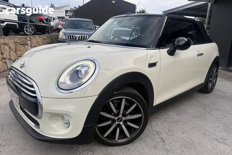 White 2017 Mini Cabrio Convertible Cooper