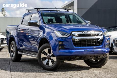 Blue 2022 Isuzu D-MAX Crew Cab Utility Ls-U (4X4)