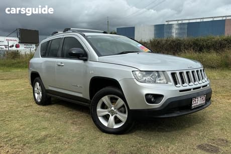 Silver 2012 Jeep Compass Wagon Sport (4X4)
